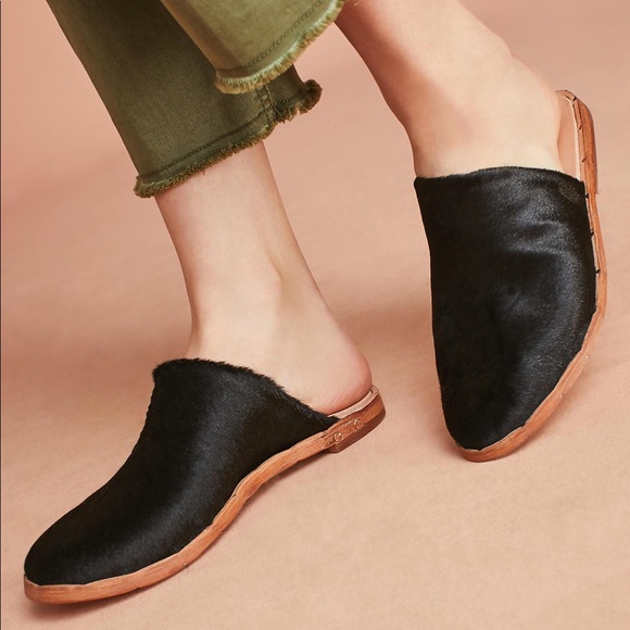 Anthropologie Shoes - NWT RARE ⚡️ BEEK Seagull Genuine Calf Hair Mule